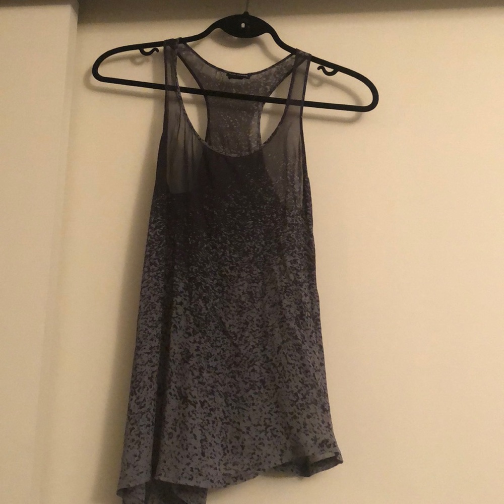 Club Monaco designed semi sheer tank top